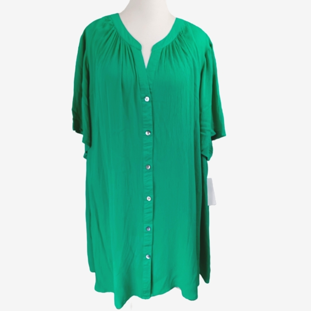 ROAMAN'S SHORTSLEEVE  "ANGELINA" TUNIC SIZE 40W